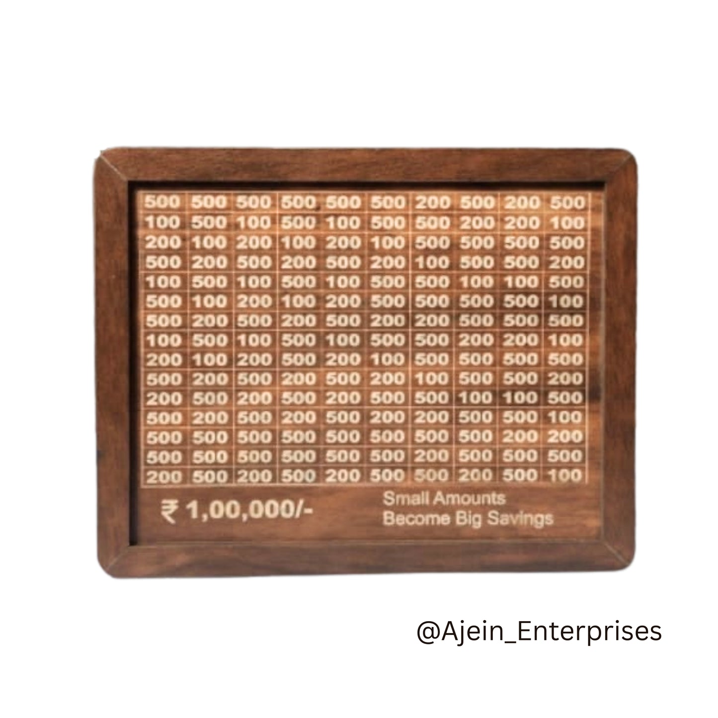 1 Lakh Wooden Money Piggi Bank for Kids/Piggy Bank, Money Box.